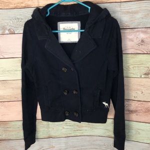 A&F Pea Coat Hoodie